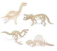 Quay Dinosaur Set 3 Woodcraft Construction Kit FSC