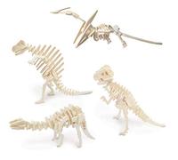 Quay Dinosaur Set 4 Woodcraft Construction Kit FSC