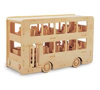 Quay Double-Decker Bus Woodcraft Construction Kit FSC