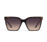 QUAY Level Up Polarized Sunglasses, Oversized Women’s Square Sunglasses with Smoke Taupe UV Protected Lenses, Statement Designer Shades