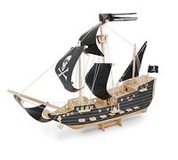Quay Pirate Ship Woodcraft Construction Kit FSC