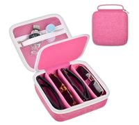 Quay Polarized Sunglasses Organizer Case for Men Women, Trendy Sunglasses Storage Holder (Bag Only), Pink, Large