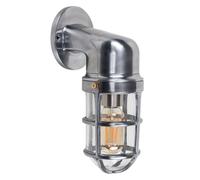 MiniSun | Stylish Nautical Design Polished Aluminium Metal Wall Fisherman Lantern | Outdoor Wall Lights, Home Décor & Improvement Essential
