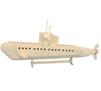 Quay Submarine Woodcraft Construction Kit FSC