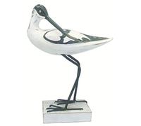 Quay Traders Seabird Wooden Ornament/Decoration - Seaside/Beach Hut/Nautical Decor: AVOCET, CURLEW, SEAGULL (AVOCET)
