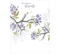 Quayside Cards Sympathy Card - Blossom