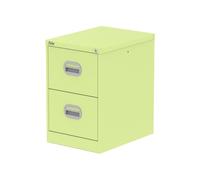 Qube 2 Drawer Filing Cabinet Chlorophyll