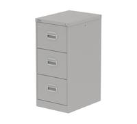 Qube 3 Drawer Filing Cabinet Goose Grey