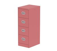 Qube 4 Drawer Filing Cabinet Antique Pink