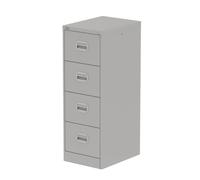 Qube 4 Drawer Filing Cabinet Goose Grey