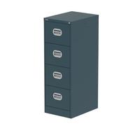 Qube 4 Drawer Filing Cabinet Ocean Cobalt