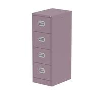 Qube 4 Drawer Filing Cabinet Pastel Violet