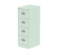 Qube 4 Drawer Filing Cabinet Peppermint Green