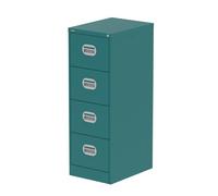 Qube 4 Drawer Filing Cabinet Verdigris