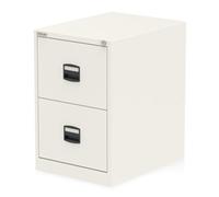 Qube by Bisley 2 Drawer Filing Chalk White BS0005