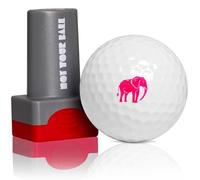 QUBI Golf Ball Stamp, Golf Ball Stamper, Reusable Self-Inking Golf Ball Stamp Marker to Identify Golf Balls, Golf Gifts Golf Accessories for Men and Women Golfers (Elephant)