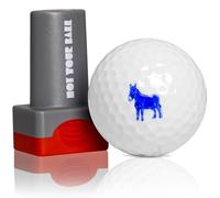 QUBI Golf Ball Stamp, Golf Ball Stamper, Reusable Self-Inking Golf Ball Stamp Marker to Identify Golf Balls, Golf Gifts Golf Accessories for Men and Women Golfers (Donkey)