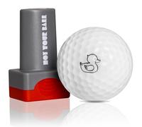 QUBI Golf Ball Stamp, Golf Ball Stamper, Reusable Self-Inking Golf Ball Stamp Marker to Identify Golf Balls, Golf Gift Golf Accessories for Men and Women Golfers (RUBBER DUCK)