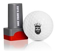 QUBI Golf Ball Stamp, Golf Ball Stamper, Reusable Self-Inking Golf Ball Stamp Marker to Identify Golf Balls, Golf Gift Golf Accessories for Men and Women Golfers (3PUTT King)