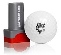 QUBI Golf Ball Stamp, Golf Ball Stamper, Self-Inking Golf Ball Stamp Marker to Identify Golf Balls, Golf Gift Golf Accessories for Men and Women Golfers (Tiger)