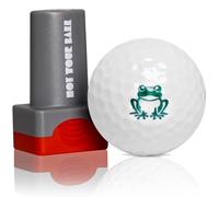QUBI Golf Ball Stamp, Golf Ball Stamper, Self-Inking Golf Ball Stamp Marker to Identify Golf Balls, Golf Gift Golf Accessories for Men and Women Golfers (Frog)