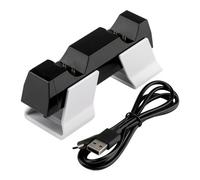 Qubick ACP50032 Charging Dock for PlayStation 5 DualSense Black and White