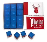 Qubitly 24-Piece Blue Pool Chalk, Professional Snooker Chalk for Cue Tips, Anti-Slip Pool Table Accessories with Strong Adhesion, Billiard Supplies for Men & Pool Gifts for Players