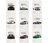 Qubitly 9 PCS Car Posters, 9 Styles Car Poster Canvas, 911 Posters for Bedroom Decor, Suitable for Man Boys Room Aesthetics Decor, No Frame, 20x30 cm Vertical