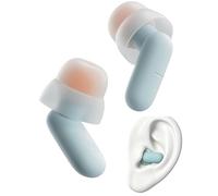 QubitPulse Ear Plugs for Sleep Comfortable Mid Noise Cancelling Ear Plugs | All-night Wear without Ear Pain Side Sleeper Patent Qufits Eartips 23dB Comfort Reusable EarPlugs for Sleep, Travel - Mint