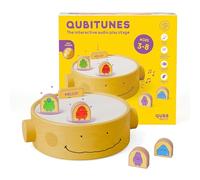 QUBITUNES Starter Set, Interactive Audio Player & Gaming Platform for Kids Ages 3+ | Create Music, Sound & Stories | Screen-Free Playtime for Boys & Girls