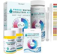 Qucship 17 in 1 Water Test Kit with Tube and Dropper, Drinking Water Test Kit to Detect Hardness, Lead, E.Coli, Etc. Accurate Water Testing Kits for Drinking Water for Tap and Well Water Tests