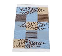 Qudinip 1:12 Miniature Carpet Gorgeous Turkish Rug for Dollhouse Decoration 16 X 10cm Durable Rayon Thread Bedroom Living Room (Whisper of the wind)