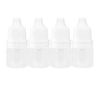 Qudinip 100PCS 2ml Empty Plastic Dropper Bottle, Squeezable Refillable Bottle for Eye Drop Liquid, with Lid and Bottle Stopper Design Great for Light Oils Paint Saline