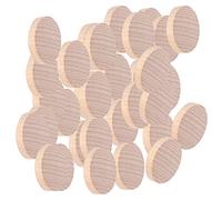 Qudinip 100Pcs Blank Wood Discs Natural Unfinished for DIY Craft Projects and Painting for Kids and Adults, 3cm/4cm/5cm, Beech Material (5cm)