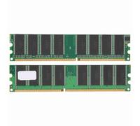 Qudinip 1GB DDR Memory Module Double-Sided High-Performance for Desktop Computer 2 Pcs Powerful Electronic Components