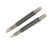 Qudinip 2 Pcs Nail Set Tool, High Carbon Steel Double Ended Spring Loaded Design with 3500PSI Impact Force, for Finishing Nails and Hinge Pins on Wood Metal Glass Surfaces