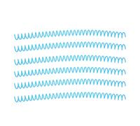 Qudinip 20Pcs Spiral Binding Coil, 13mm Inner Diameter Large Capacity Binding Comb Kit with Premium Plastic Material, for Office Classroom Library (Blue)