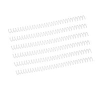 Qudinip 20Pcs Spiral Binding Coil, 13mm Inner Diameter Large Capacity Binding Comb Kit with Premium Plastic Material, for Office Classroom Library (Transparent)