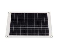 Qudinip 20W Polycrystalline Solar Panel Kit Flexible Charging Panel with Dual USB for Outdoor Camping and