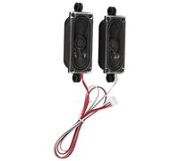 Qudinip 2Pcs 4 Ohm 5W Loudspeaker Unit for Clear Sound Amplification in LCD TVs, Durable ABS Construction, Ideal for Home Entertainment