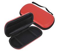 Qudinip 2PCS Portable Hard Storage Bag for 1000 2000 Console, Durable EVA Material, Ideal for Gaming Accessories, Red/Blue/Black (Red)