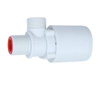 Qudinip 3/4in Plastic Floating Ball Valve, Automatic Water Level Control for Water Tanks Pools Towers, with G3/4in Thread and 1-10KG Working Pressure