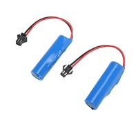 Qudinip 3.7V 500mAh Lithium Battery for Flytec V005 Durable Replacement Power Pack for Remote Control Boat Toy 2 Units