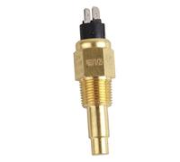 Qudinip 3/8 NPT Engine Water Temperature Sensor, 6-24V Wide Voltage Range 38-120C Measuring Range Brass Bimetal Switch, with Low Energy Consumption, for VDO Engine Accessories