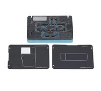 Qudinip 3 in 1 Middle Frame Reballing Platform Durable for 11 11Pro 11Pro Max High Precision BGA Reballing Station with 2 Steel Mesh