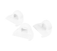 Qudinip 3 Pcs Edge Stitch Lock and Sewing Gauge, 2mm 3mm 4mm Sewing Template Finger Ruler Seam Needle Gauge for Quilting and Leather Crafts, with Comfortable Rounded Edges