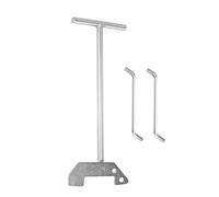 Qudinip 3 Pcs Garbage Disposal Wrench Set Easy to Use Unjamming Tool for Efficient Clog Removal Above the Sink Stainless Steel