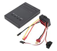 Qudinip 35A Brushless ESC Program Card with Improved Throttle Response and Strong Braking for 1/18 1/16 RC Car Model, Metal Components Included (Red)