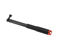 Qudinip 36inch Extendable Selfie Stick Portable Action Camera and Smartphone Holder for Travel Adventures Lightweight Aluminium Alloy (Orange)