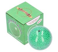 Qudinip 3D Maze Ball Toy with Durable Plastic for Intellectual Puzzle Game, for Kids Over 6 Years Old, Compact and Portable (Green)